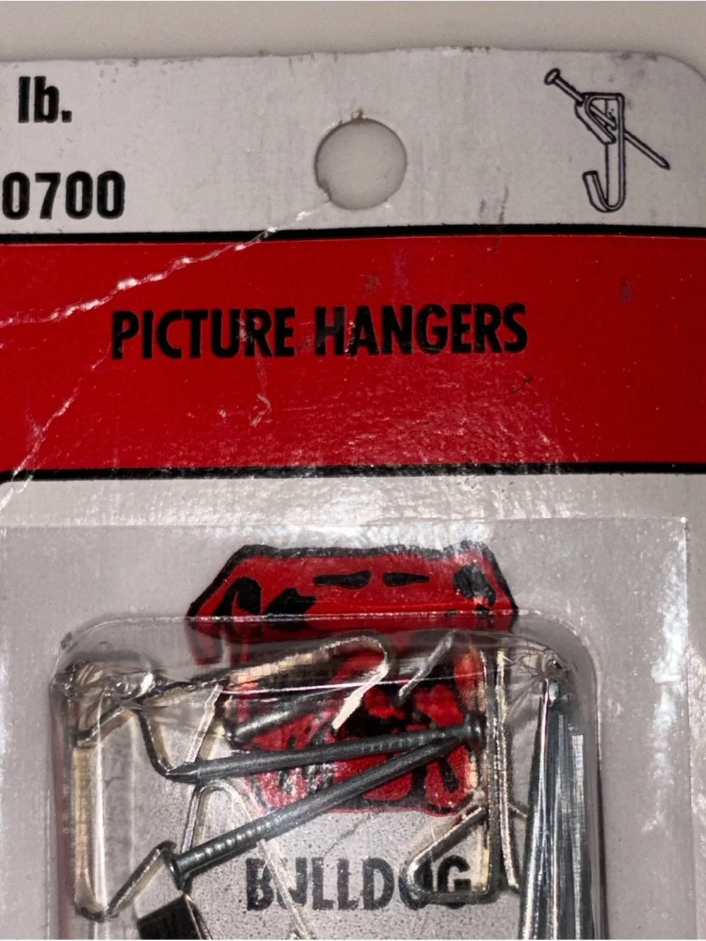 Red Picture Hangers - Steel/Zinc Plated (20 lb)